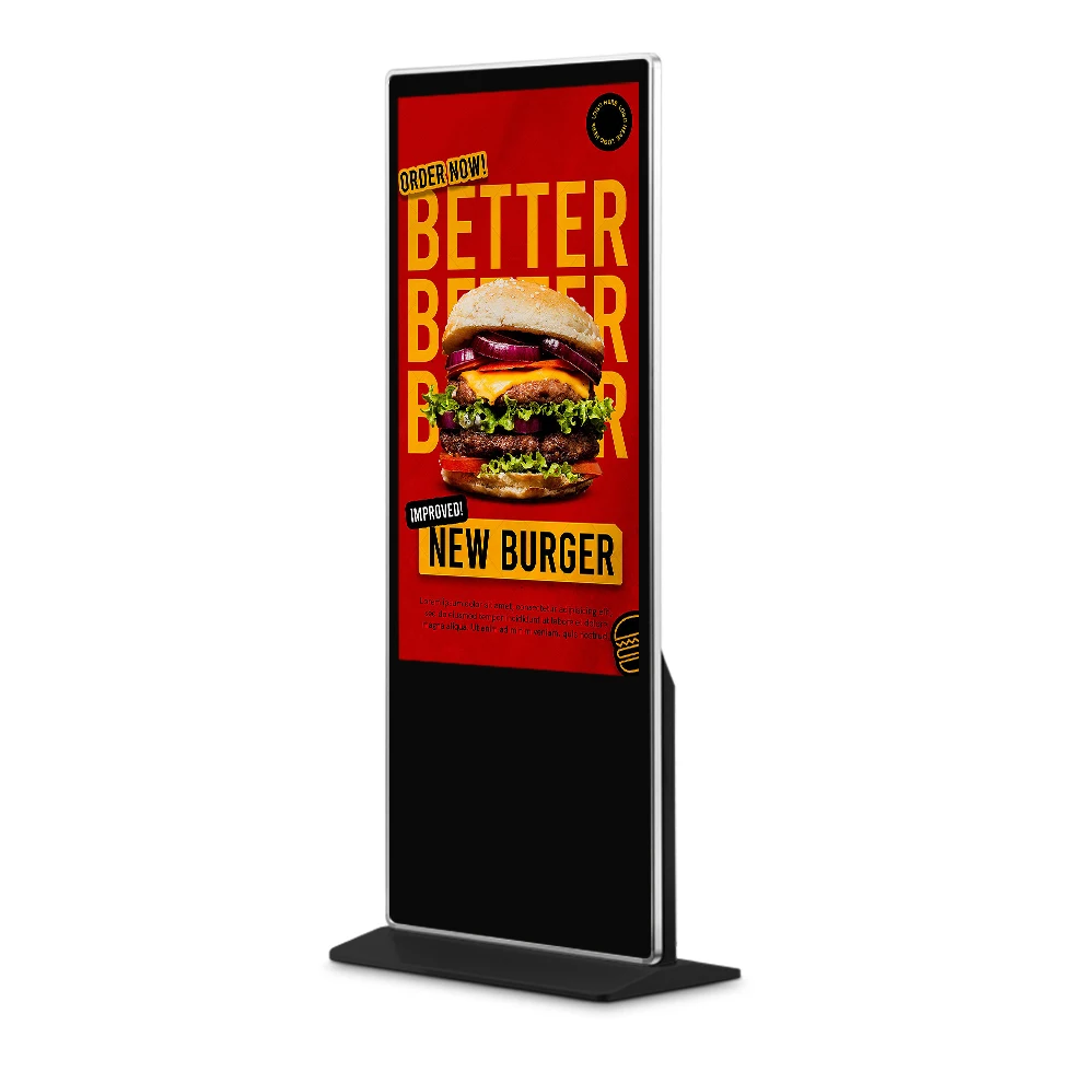hot-selling vertical electronic advertising machine video wall panel indoor aluminium profile for led display plants shelf