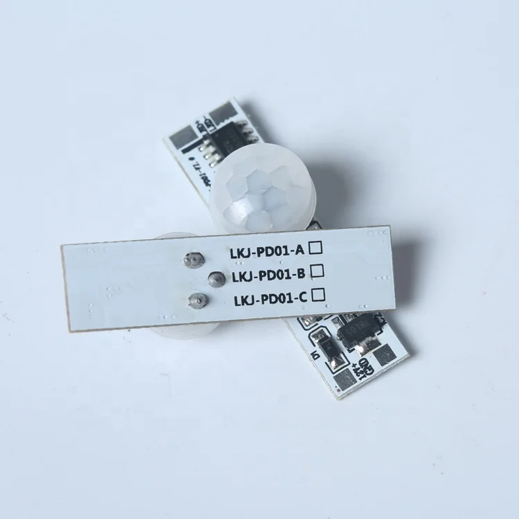 Печатная плата в сборе датчик движения мини инфракрасный Pir переключатель светодиодный детектор световая лента автоматический настройки