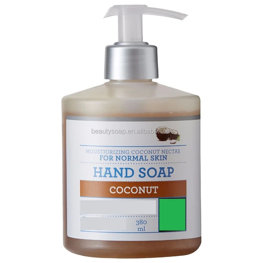 2023  Hot Sell !  OEM Factory Manufacture High quality 380 ml soft coconut Hand soap