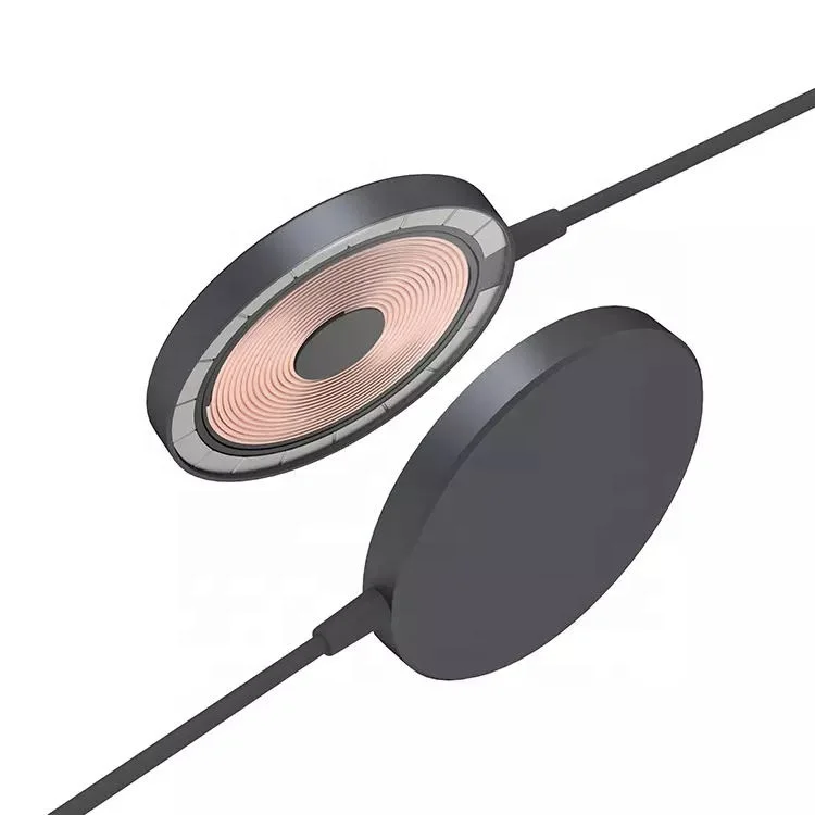 Transparent Cyberpunk Style Magnetic Wireless Charger For iPhone 15W Fast Wireless Charging With Customizable Brand Logo