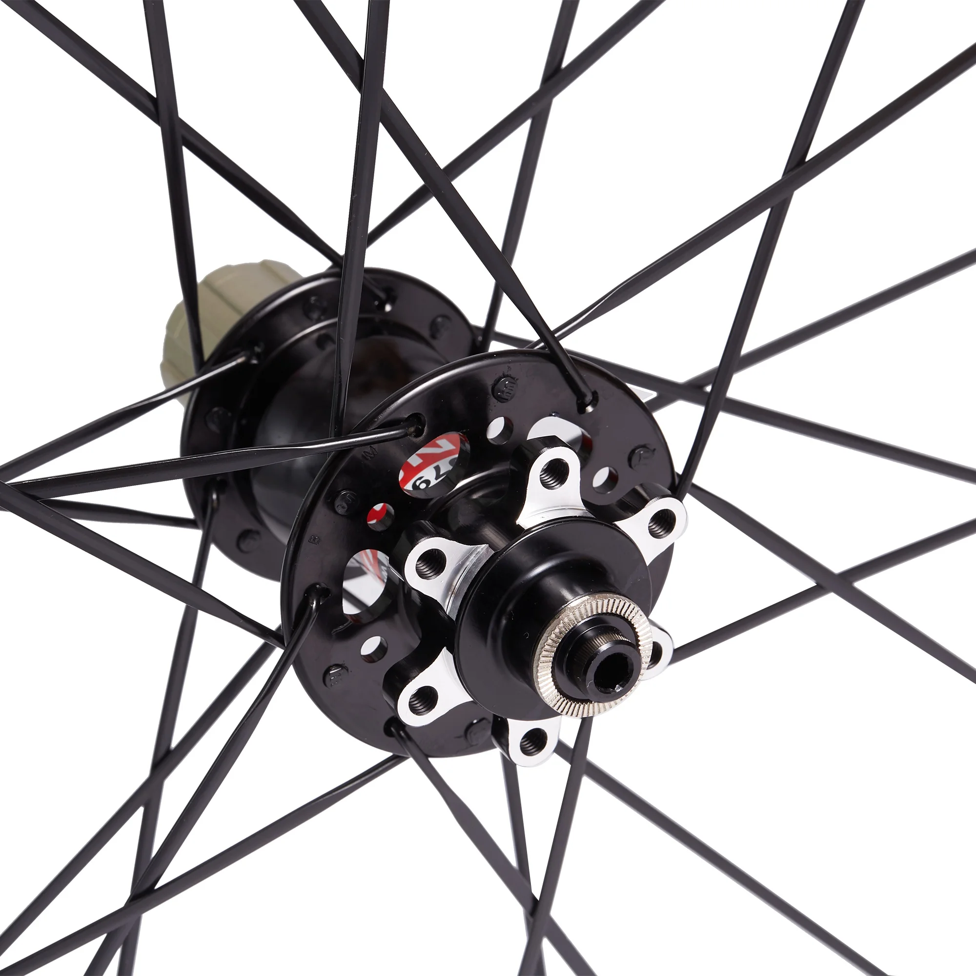 12mm 15mm /12*142mm Thru Axle or QR Disc Brake wheels 38mm U shape tubuless 6 Bolt Carbon Road Cyclocross Wheelset