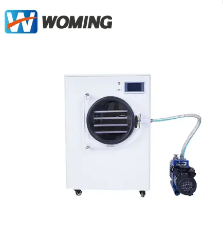 Small 0.1 m2  2KG Freeze Dryer Food Drying Lyophilizer Machine For Home Use Vacuum Freezing Dryer Fruit Vegetable Juice