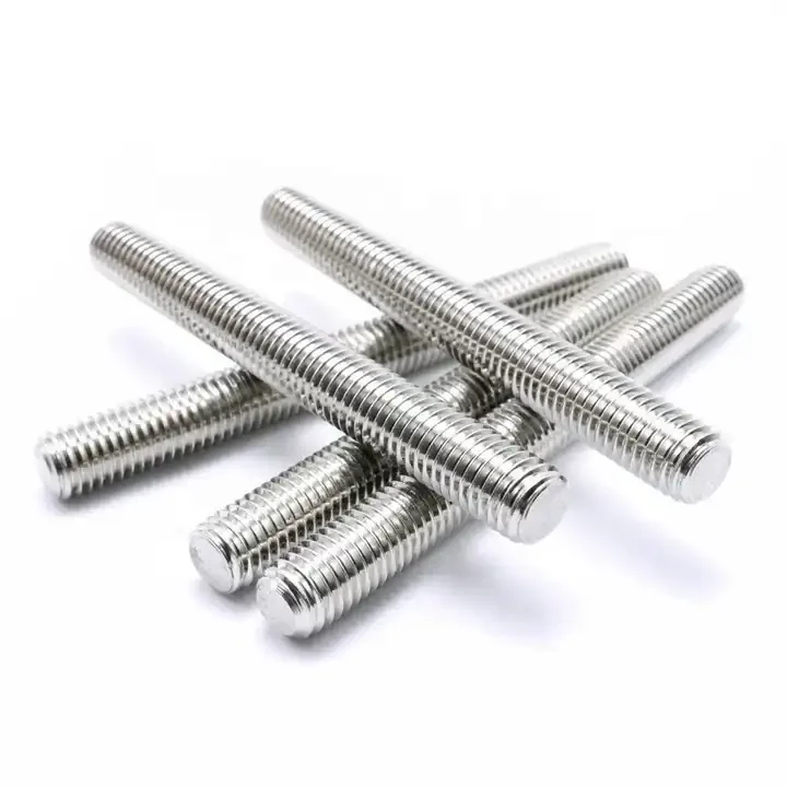 Nickel Alloy  Hastelloy C276 DIN975 Grade 12.9 Thread Rod M10X 60mm Fastener For Heavy Building