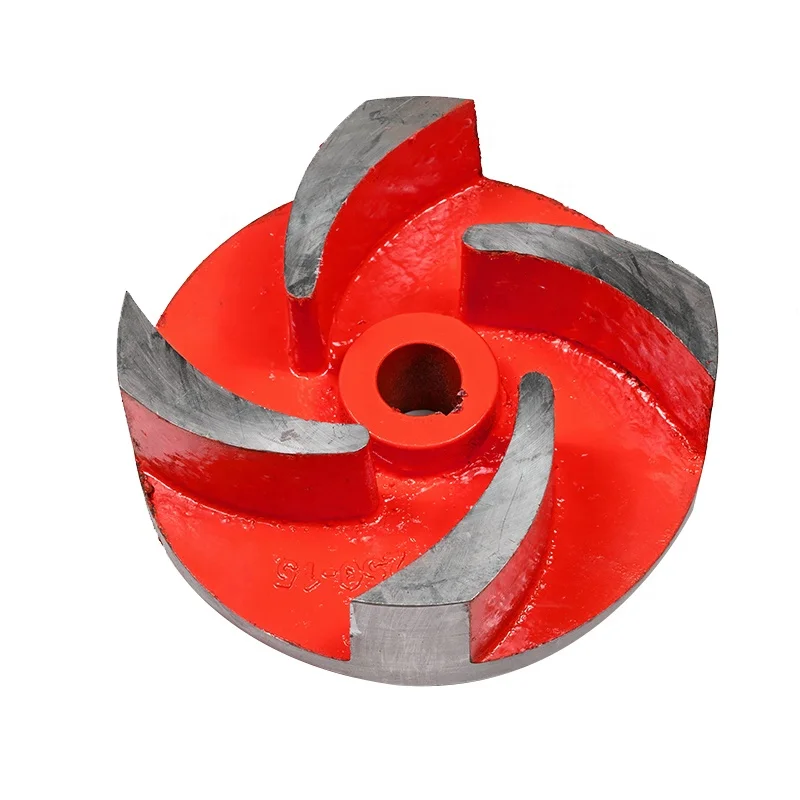 Shanglishi High Quality anti abrasive mud slurry water submersible centrifugal mud pump impeller spare parts
