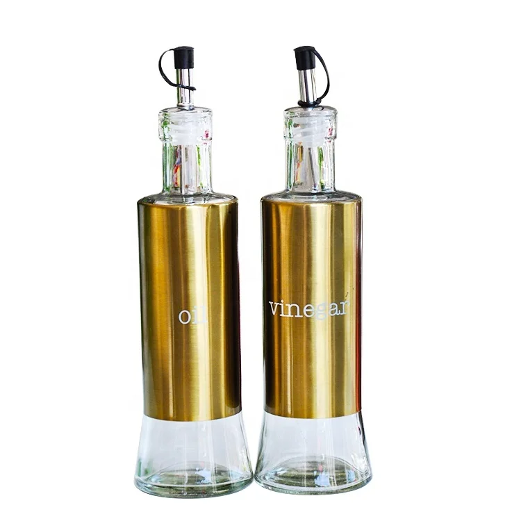 wholesale high quality clear glass bottles for olive oil