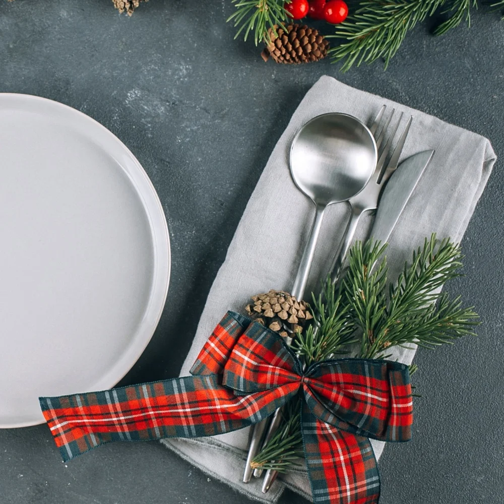 Matte Silver 304 Stainless Steel Flatware Set Kitchen Silverware Thick Knife Spoon Fork Cutlery  Wedding Party Dishwasher Safe