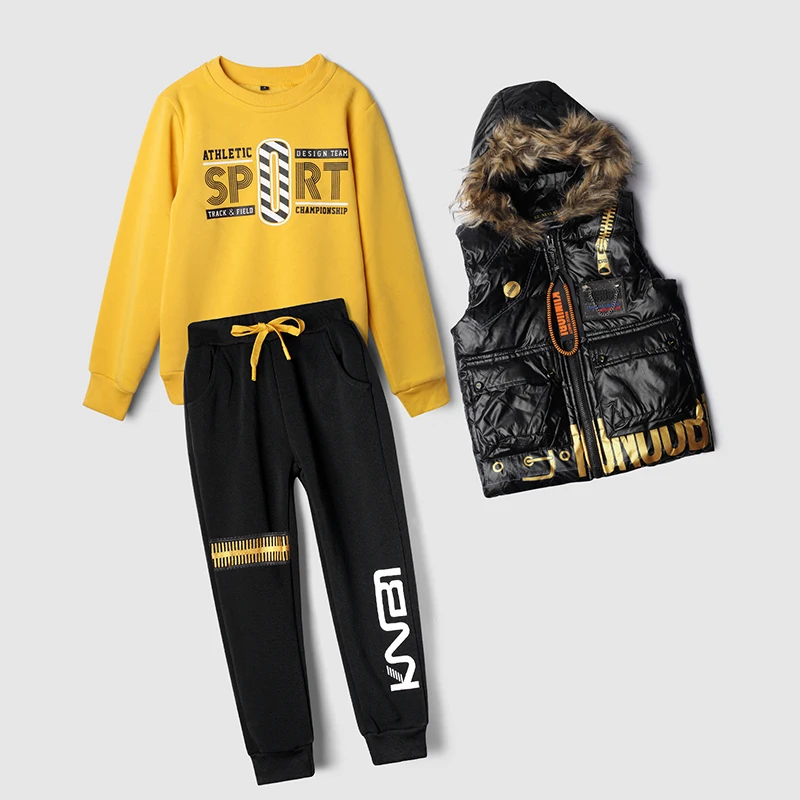 В наличии товары, детская одежда, зимний комплект из 3 предметов, комплект детской одежды, светоотражающая ткань, жилет, детская одежда для мальчиков