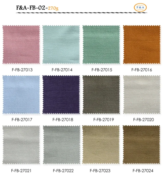 Stock Canvas 57' 270GSM Solid Color Cotton Canvas Fabric Wholesale Sewing Fabric High Quality Multiple Colors Low MOQ