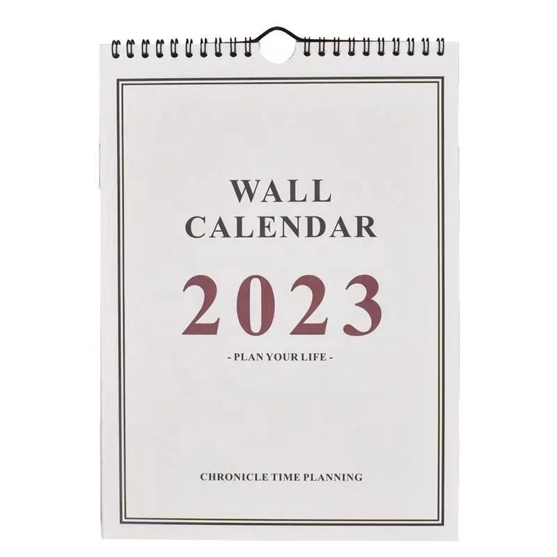 Wall Calendar 2023,12  Months Wall Calendar, Thick Paper, Ruled Writing Block, Hung, Perfect Wall Calendar for Organizing & Plan