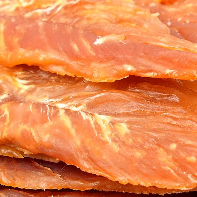 OEM ODM China manufacture (supplier) unique oriental healthy Chicken jerky individual Dried Chicken Strip pet snack