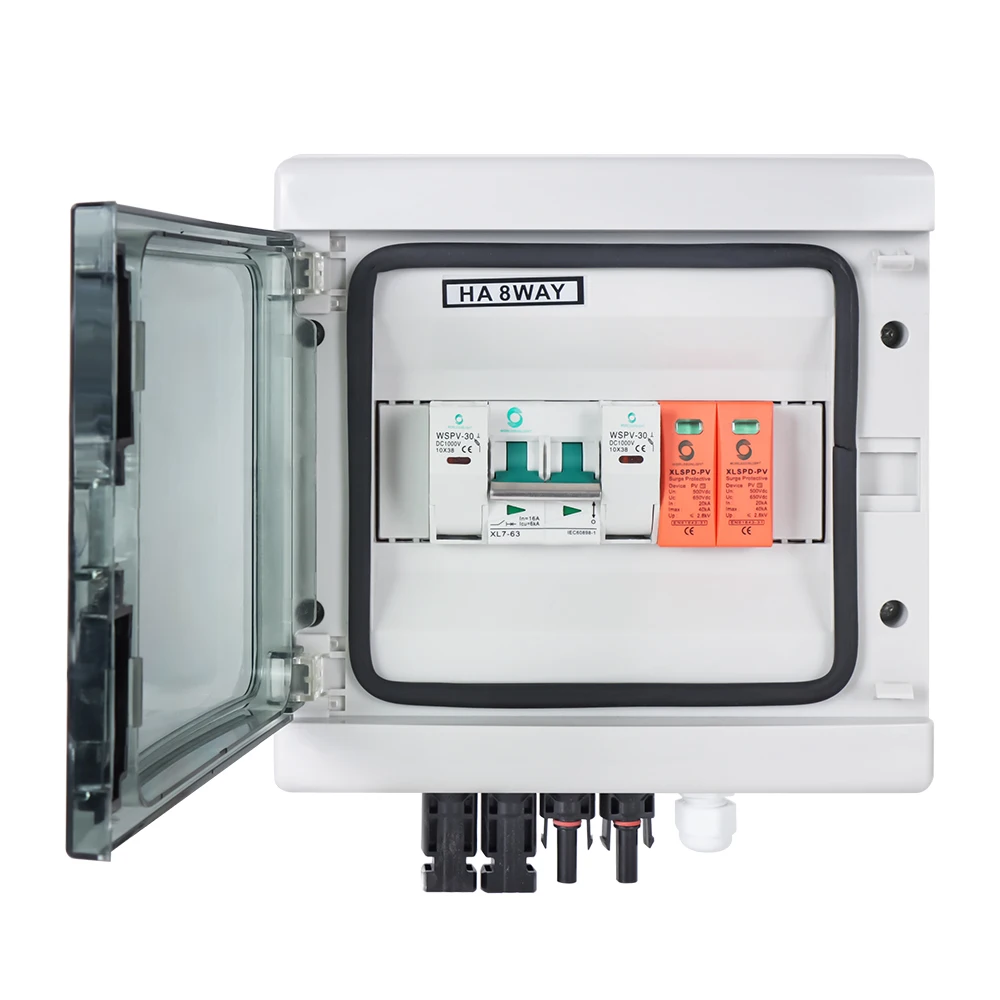 WSDB-PV1/1 водонепроницаемый пыленепроницаемый 1 в строка 500 В постоянного тока солнечная батарея pv блок для солнечной панели энергосистема