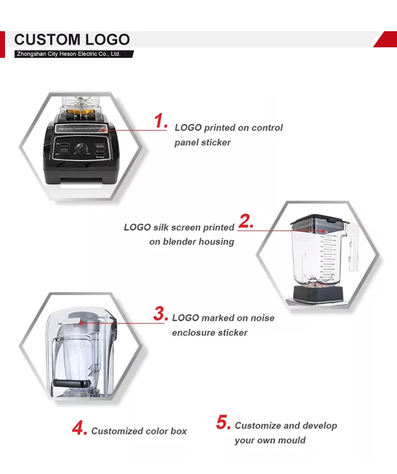 Multifunctional Hot Sale Blender Juicer Kitchen Use Commercial Blender