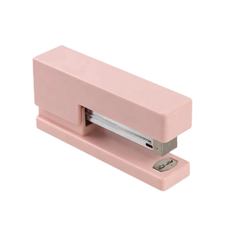 Hot selling cheap custom high quality cute  luxury plastic and metal office stapler