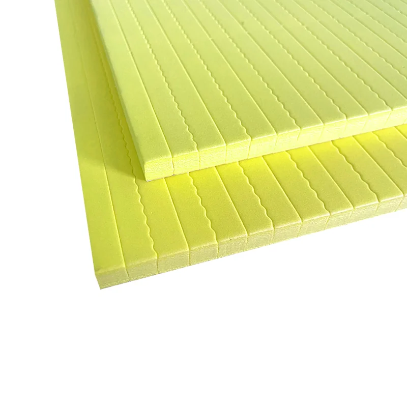 High Elastic Yellow 60 Degrees Sponge Spring Pad  Dies Cutting Elastic Pad Slice Foam-rubber Cushion Cellular Rubber