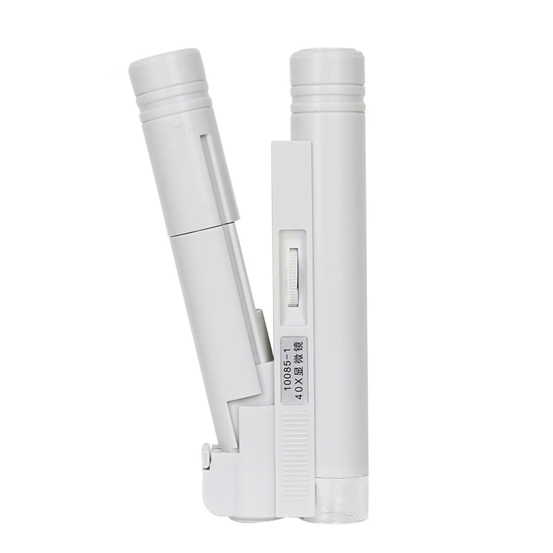 
Factory Direct Portable LED Lighting Double Tube 40x Textile Printing Microscope Without Scale 