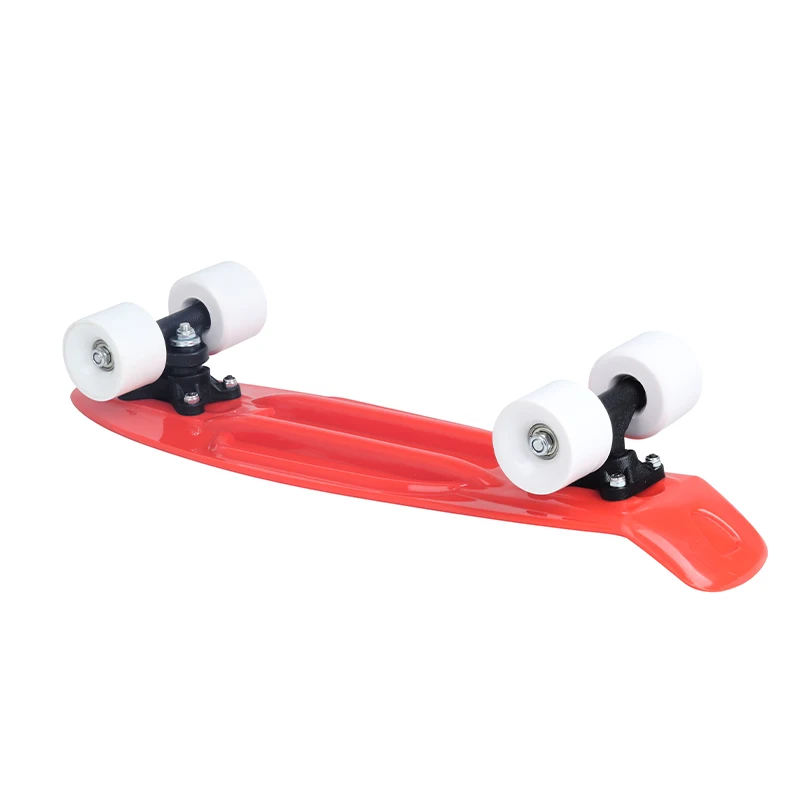 wholesale Mini 22 inch complete blank deck plastic fish board cruiser skateboard with PVC wheel