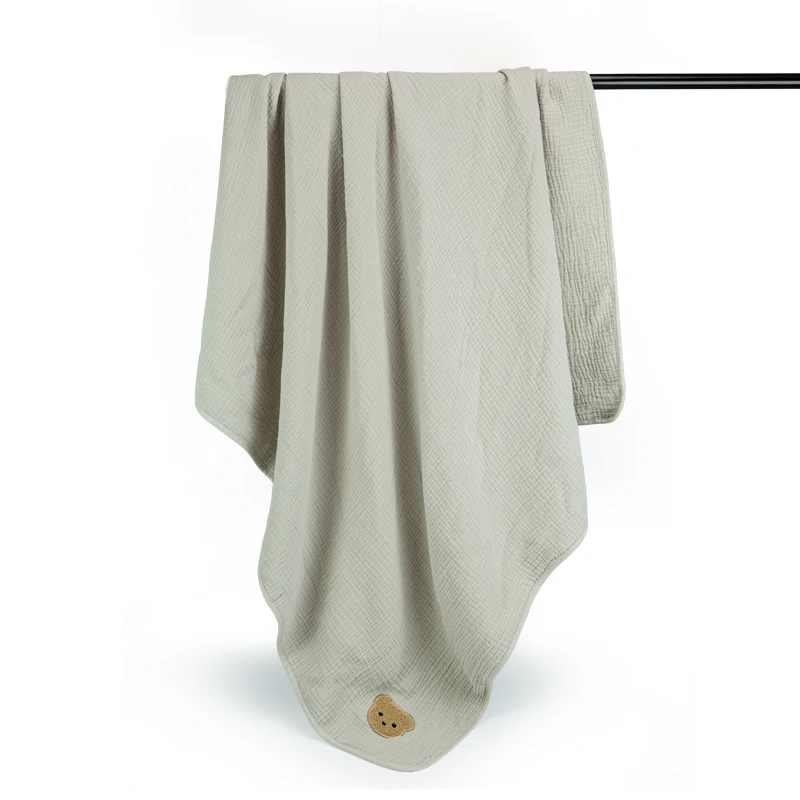 Factory direct sales bath towel wholesale 4 layers of pure cotton gauze baby bath towel