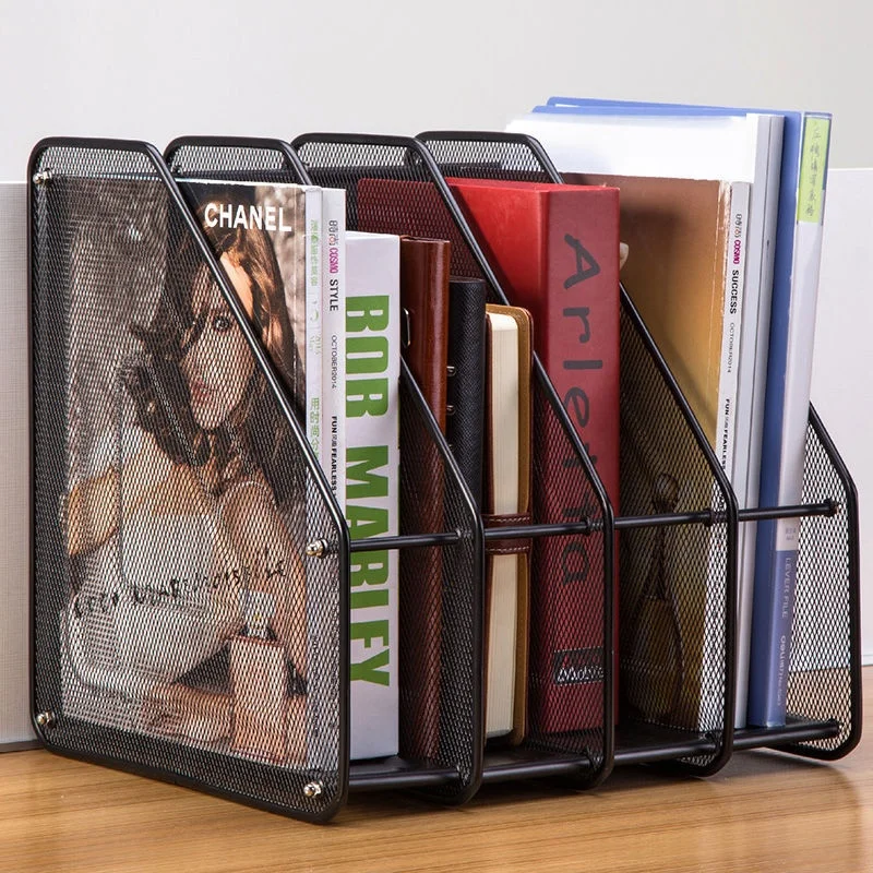 Hot Sell Office Desk Organizer Metal Mesh File Magazine