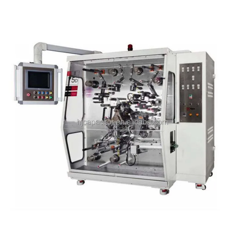 Automatic winding machine for A.C. capacitors-Metal film winding machine