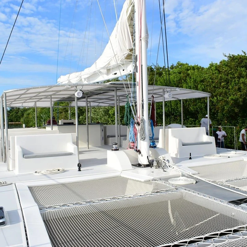 New Products 2024 Aluminum Sail Boat Modern Boat Yacht 12 Passengers Large Catamaran Sailing Boats