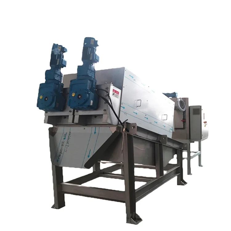 Машина для осушения бычьего навоза без засора