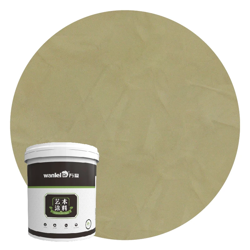 Wanlei Горячая продажа Разноцветные штукатурки цемент акрил