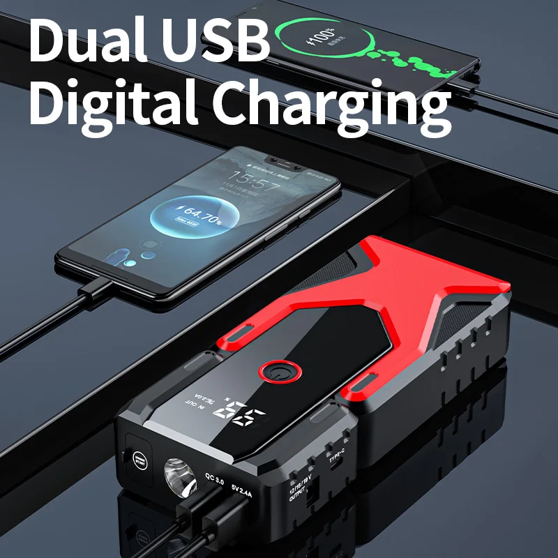 Jump starter 12V starter CARTED factory wholesale direct supply hot sales 16000mAh car Jump starter for 12V car