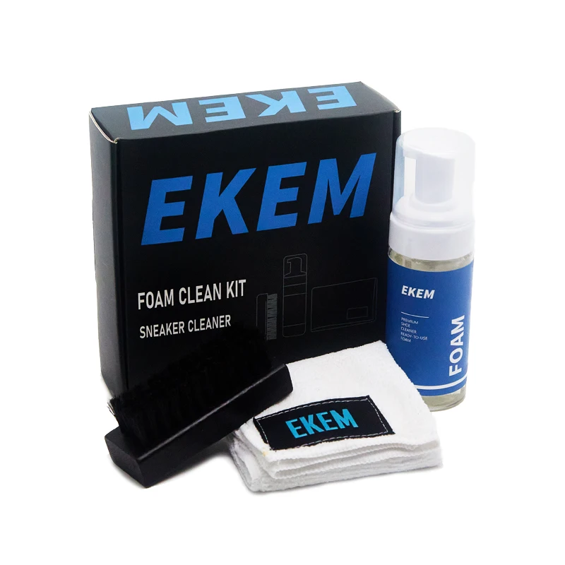 EKEM 2023 Hot Sale Oem Custom Sneaker Cleaning Liquid Sneaker Shoe Cleaning Kit Sneaker Cleaner