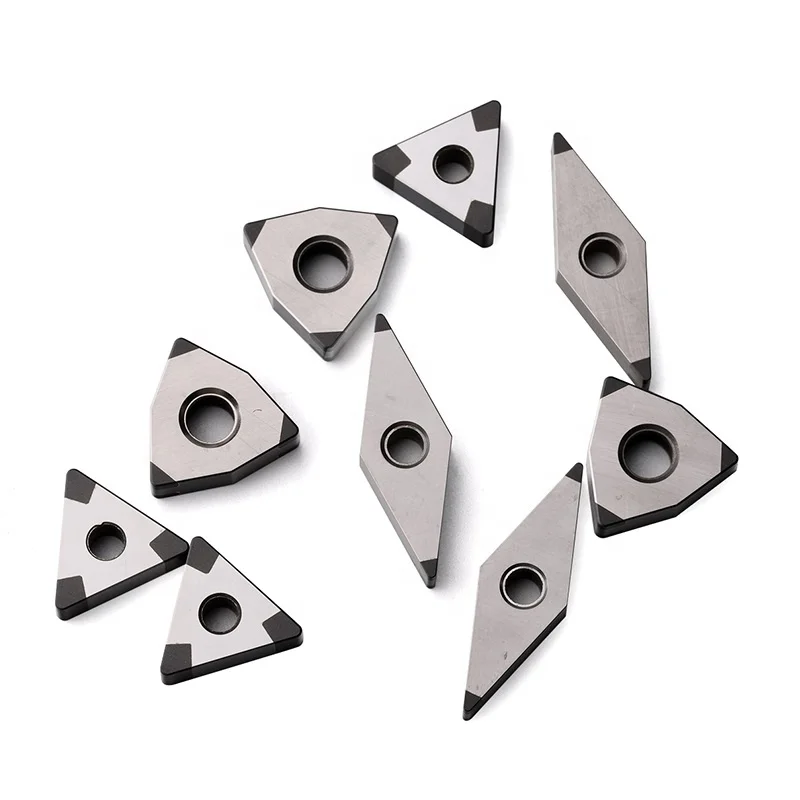 High Profomance Good Quality Welded CBN Inserts Cutting Turning Insert CNC Machine Tool Lathe For Machining Ferrous Metal