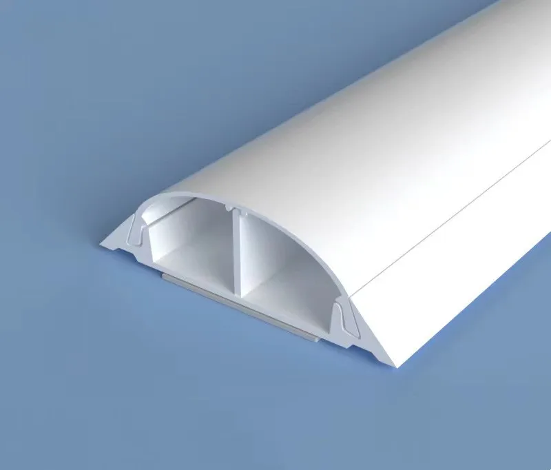 Round type pvc electric wire duct RTD-5/7/9/12 Grey Self-Adhesive pvc cable trunking cable channel wiring ducts