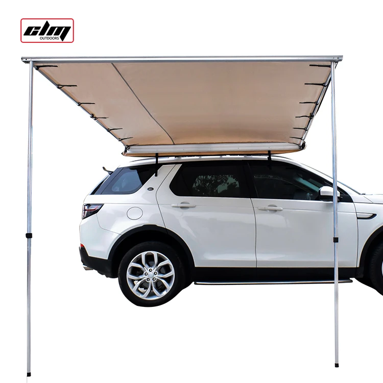 CLM Cheap Wholesale 420D Oxford waterproof retractable Canopy Car Roof Side Awning Tent With Annex