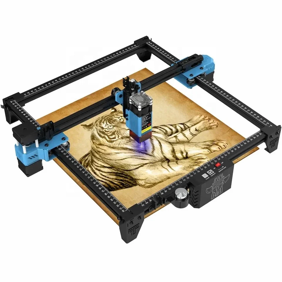 TWOTREE TTS-55 PRO портативный мини-Thunder CNC гравер по дереву виниловые лазерные режущие машины металлическая бумага МДФ-поддерживает LAS