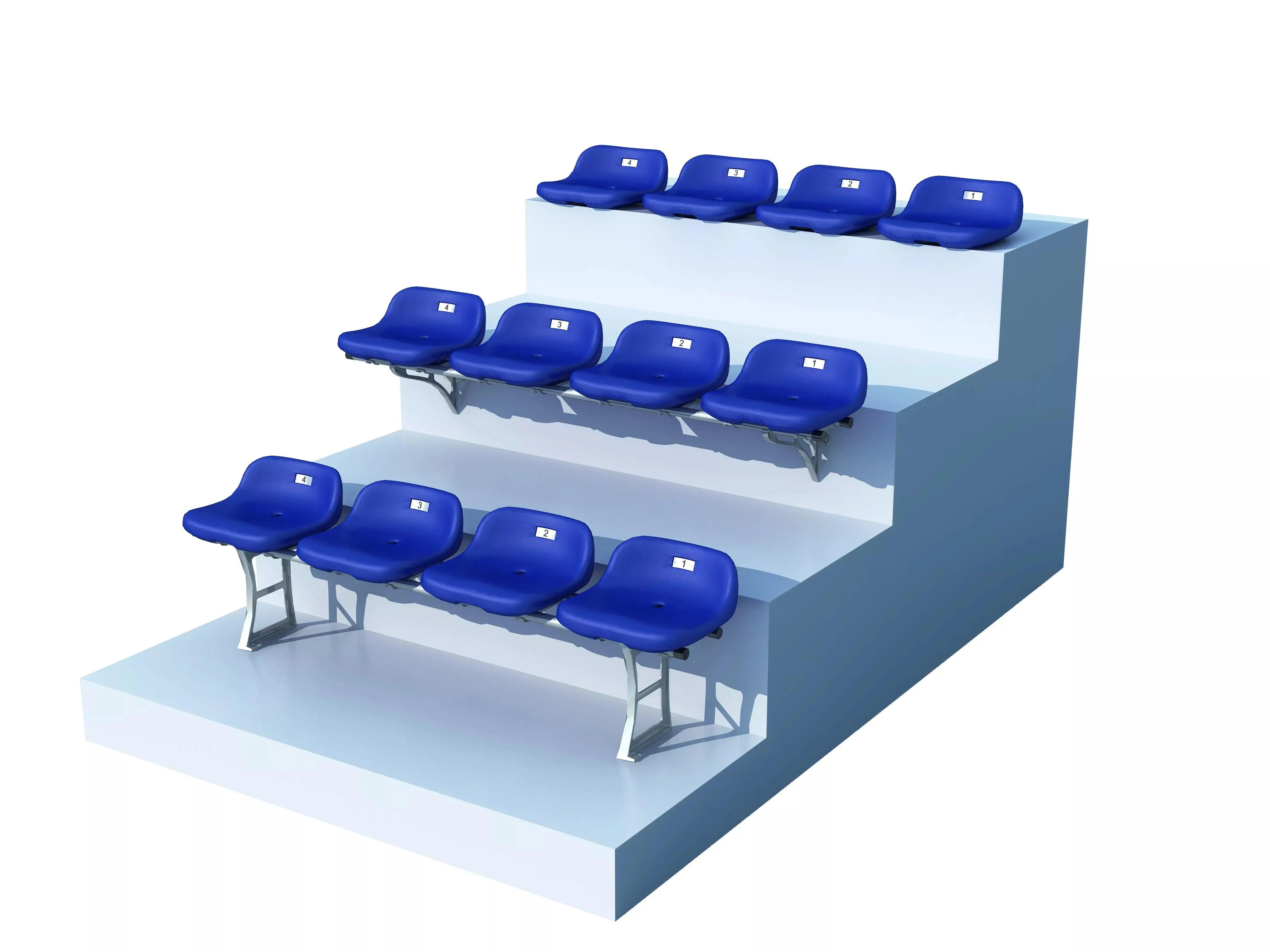 plastic seating chair for football stadium grandstands