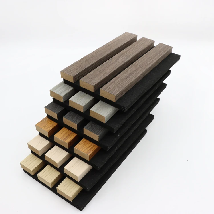 soundproof high quality eco-friendly modern customized wood acoustic wall panel for interior decoration