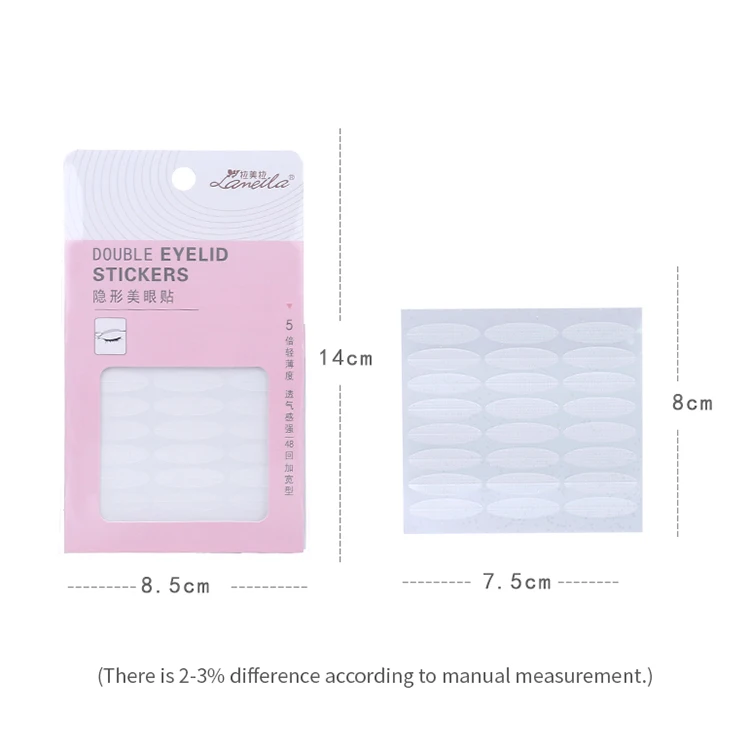 Lameila 48 шт./компл. распродажа, невидимая двойная лента для век, инструмент для красоты глаз, инструмент для двойных век, наклейки для двойных век A118