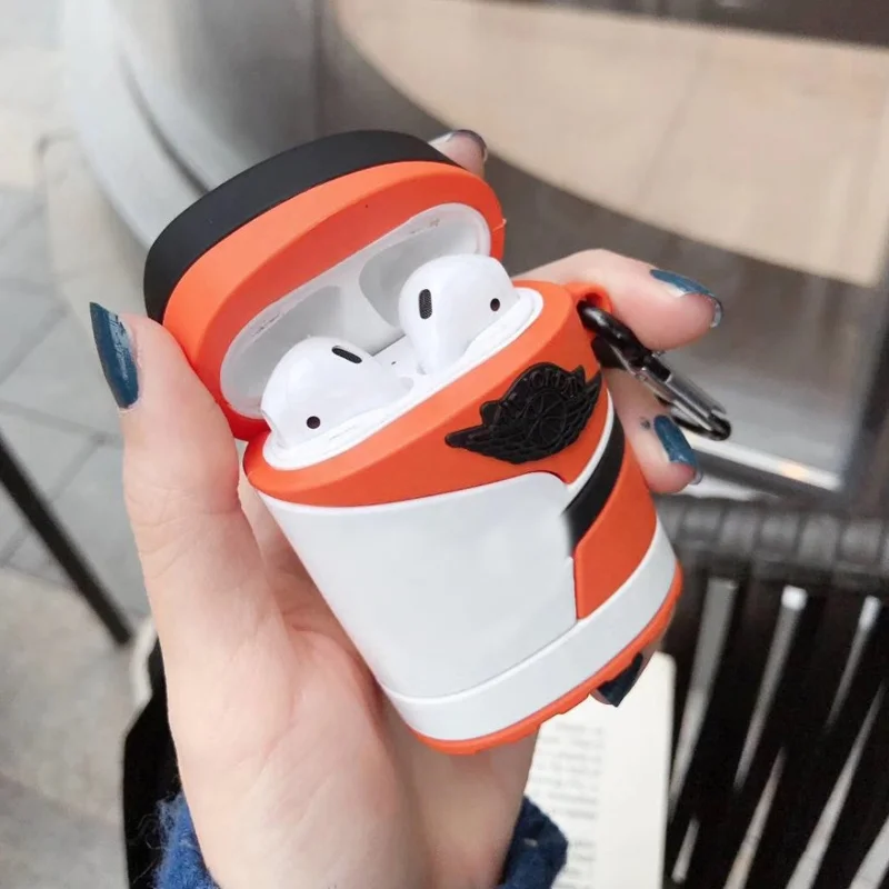  Тапки дизайн праздничное Силиконовый Чехол Air pod чехол для наушников Airpods