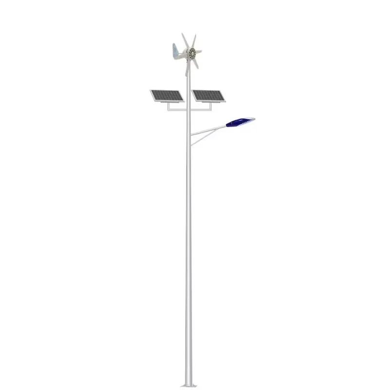 Outdoor Energy Saving Charge Ip65 Hybrid Wind Turbine With Solar Street Light