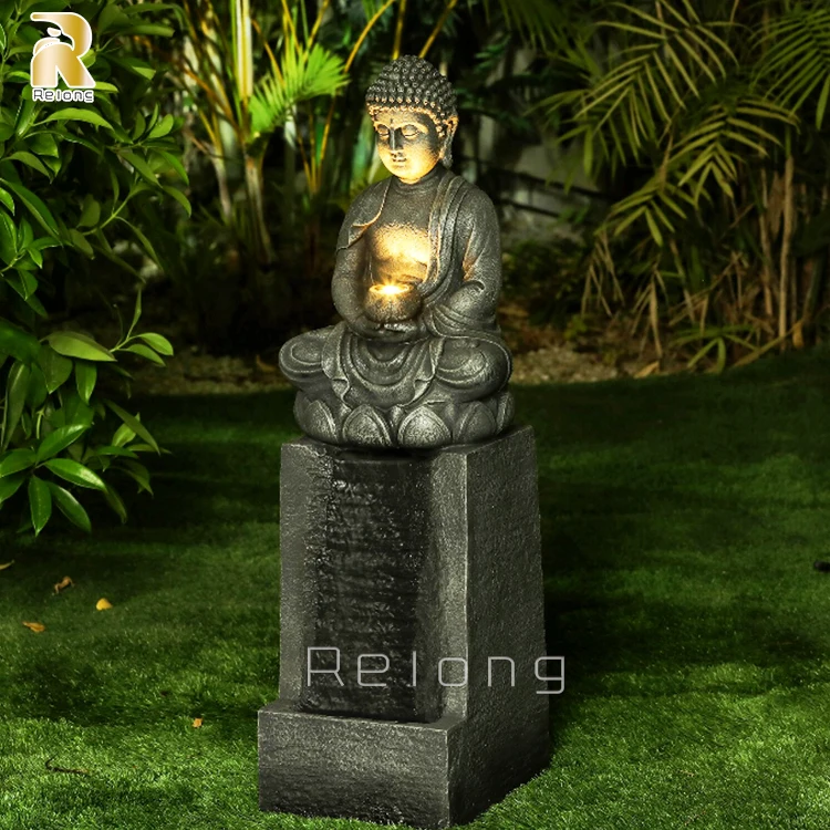 Out Door Garden Bronze Human Figure Lady Holding Lamp Light Statue Sculpture