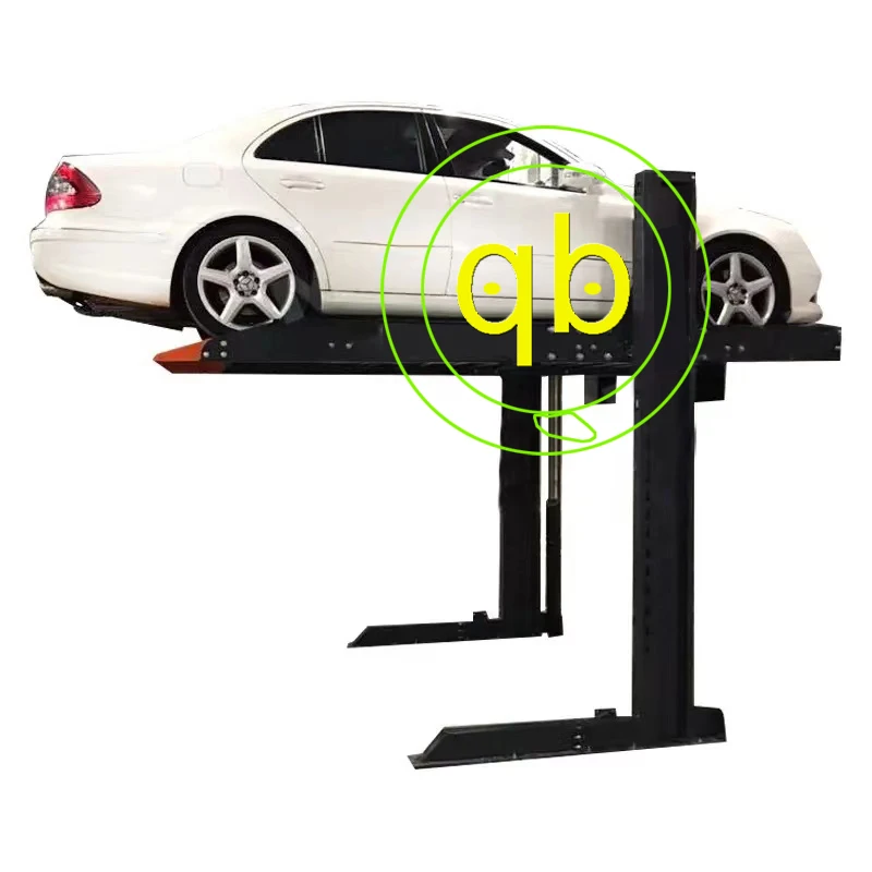 2 post car parking lift system car 2 level stacker Parking lift equipment Hydraulic Mechanical Garage of family house home