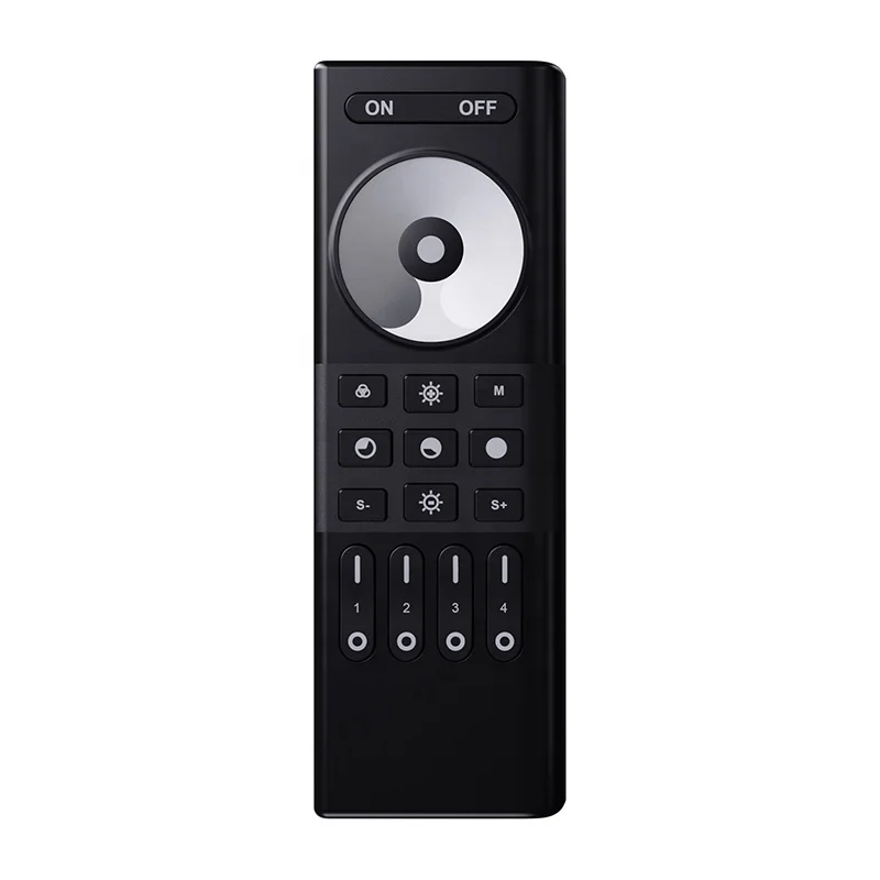 New Arrival 2.4G RF 4 zone single color handheld remote controller for LED strip
