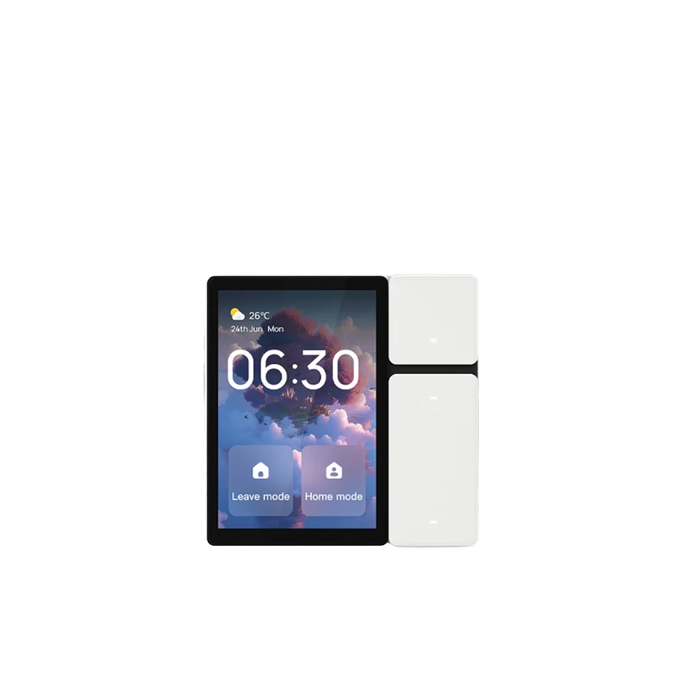 2024 3.5 Inch Touch Screen Wall Light Switches 3 Gang Relay Tuya APP 3-Way Home smart life Remotr control