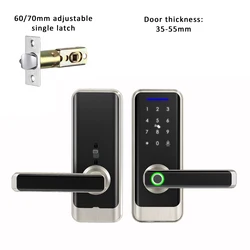 SMARTEK 2022 Newest A233 Smart App Fingerprint Digital Code Card Locks Electronic Waterproof Mortise Wi-Fi Smart Tuya Door Lock