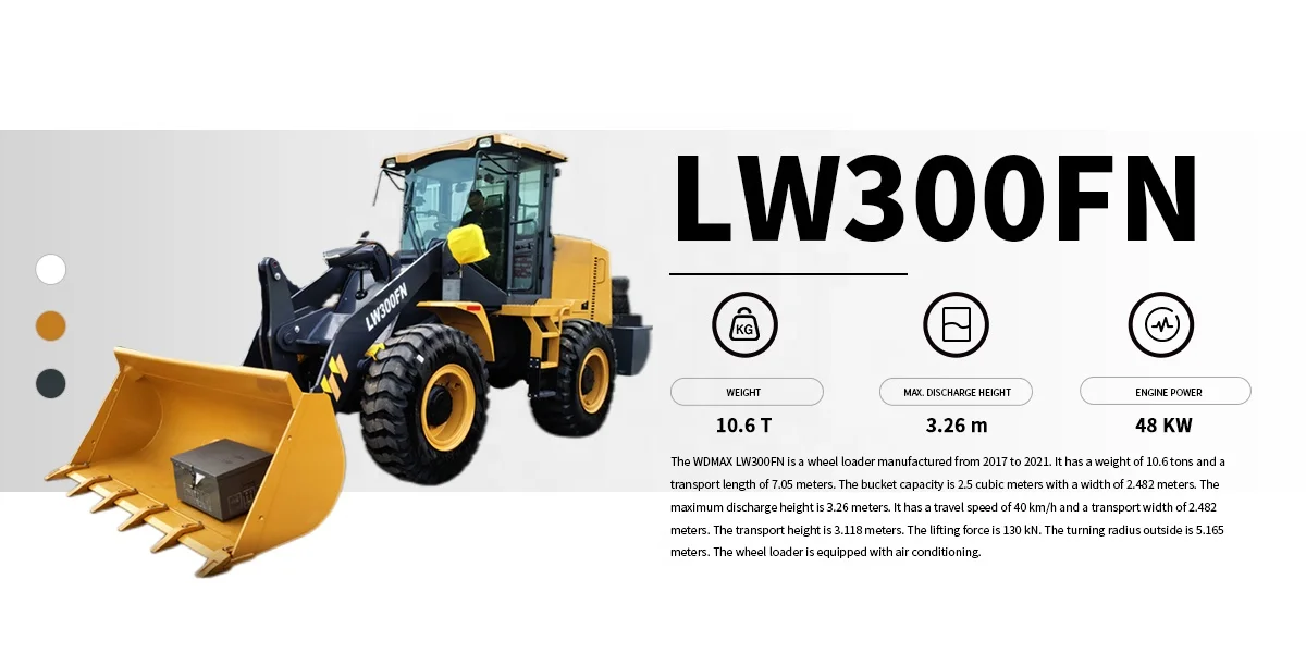 Low Fault 3Ton LW300FN LW300 LW300FV LW300KN Wheel Loader Weichai Engine with Filter Parts Low Price Hot Sale
