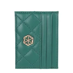 Slim Minimalist Card Holder Wallet Case Ladies Money Wallet Mini Coin Pockets Leather Card Bag