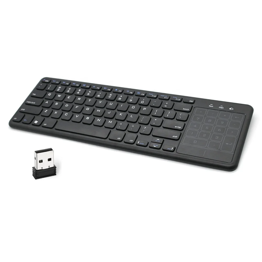 Пользовательская azerty русская android tv 2 4G Беспроводная клавиатура с сенсорной панелью для hisense
