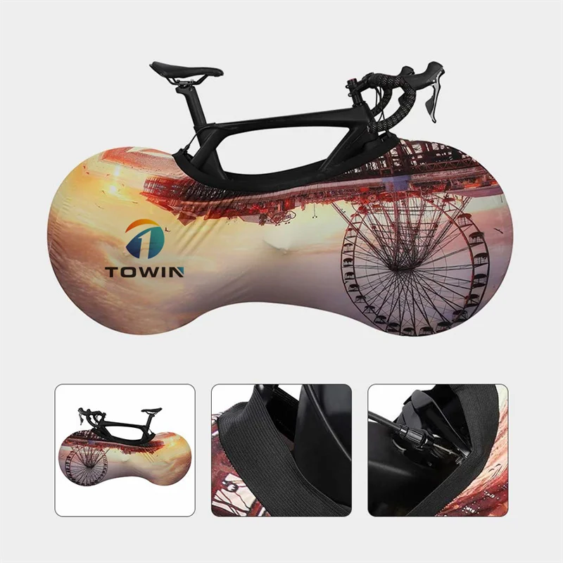 Dust-Proof Indoor Outdoor Protection Cover Washable High Elastic Tire Travel Bag Storage Gear Garage Bike Wheel Cover