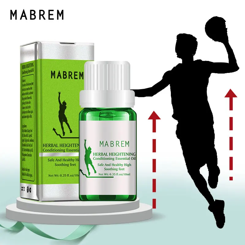 Herbal Height Increasing Conditioning Essential Oil Body Grow Taller Essential Oil Soothing Promote Bone Growth Foot Care