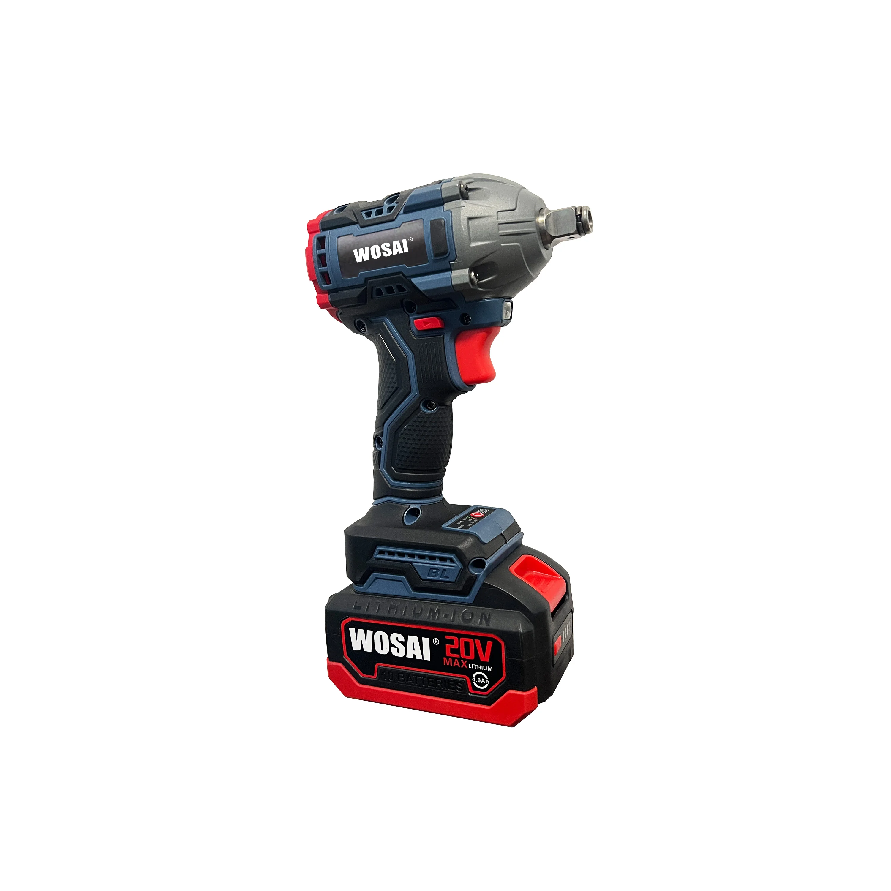WOSAI Power Wrench Cordless Impact High Torque  Electric Brushless Cordless Impact Wrench 120N.m  and  16V and 1700 Rpm