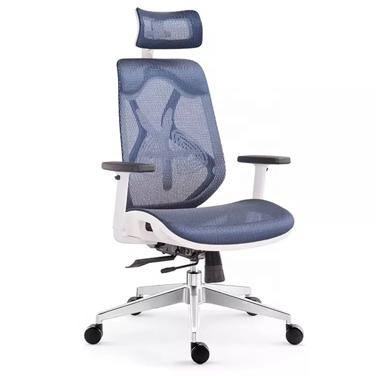 Woo Sillas ejecutivas De во эргономичный менеджер Регулируемый поворотный с высокой спинкой сетка офисные