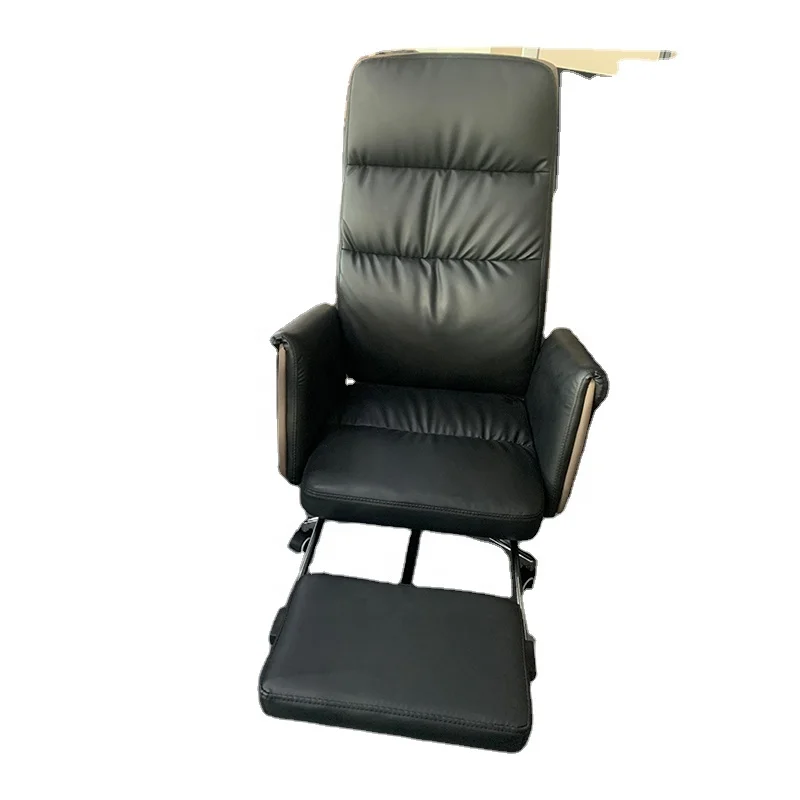 Made in China Bentwood Plywood Seat Tall Leather Wooden Executive Conference Home Office Chairs Furniture Foshan Customized Wood